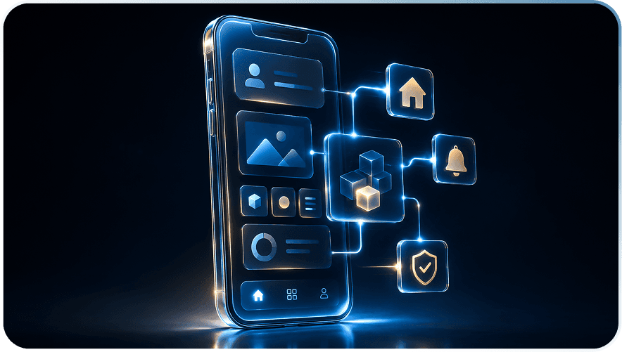 خدمة تطوير وتصميم تطبيقات الموبايل